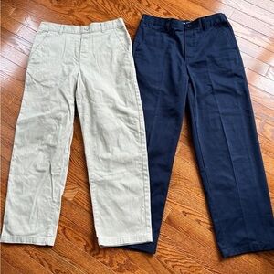 Two pairs boys French Toast dress pants/uniform pants